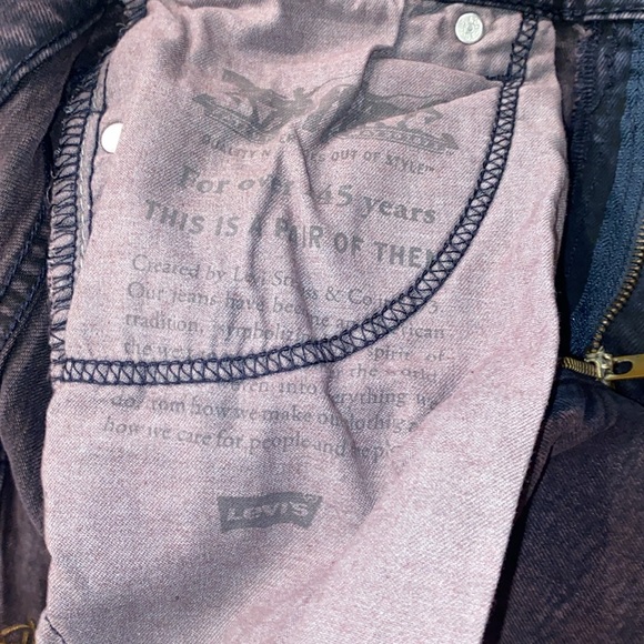 Retro purple Levi’s size 31x 32 - Picture 3 of 5